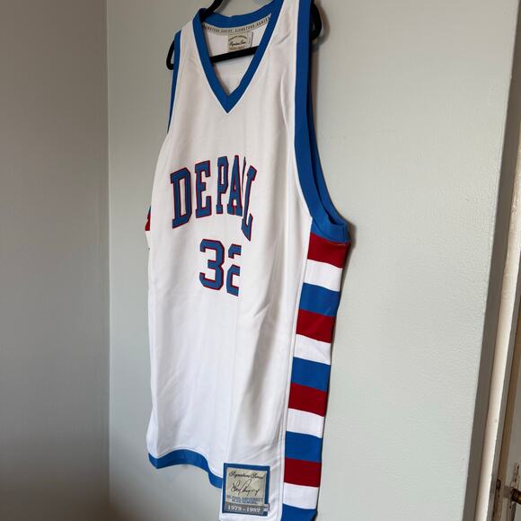 Terry Cummings DePaul Jersey #32 NWT Size 60 3XL Blue Demons Throwback NWT New - Picture 6 of 8